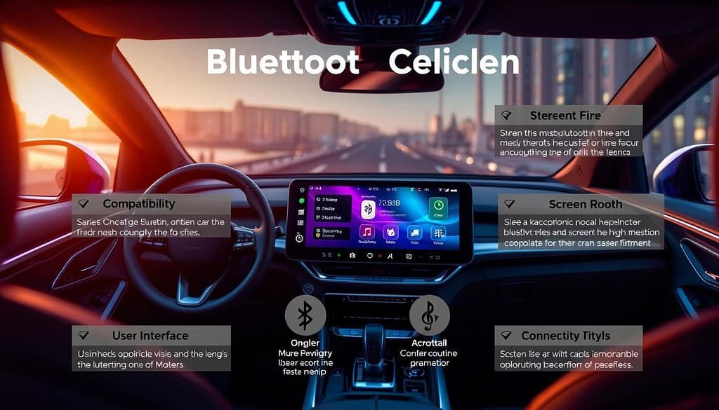 écran bluetooth automobile